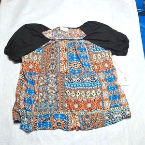 Dept 222 Moroccan Tide Woman's top XL